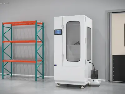  Digital Cyanoacrylate Chamber With Spray Gun 