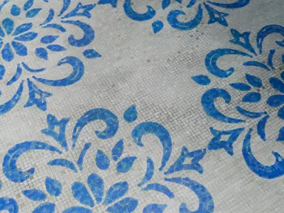 Mosaic Tiles Pattern 1 Seamless PBR Material Texture