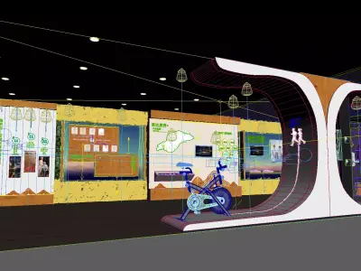 Exhibition Hall 3D model