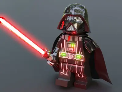Lego Darth Vader  3D model