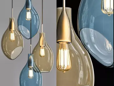 YBFQ LED Elegante pentant 3D model