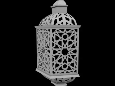 Geometric Lantern 3D Printable Model Model 3D MOB18P 3D print model