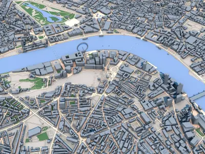 London City United Kingdom 3D model