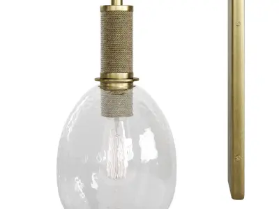 Palecek Bronson Wall Sconce 3D model