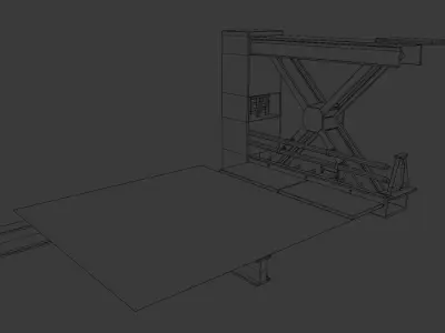 Old Bridge-Modular Low-poly 3D model