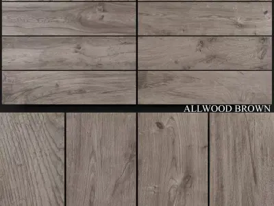 Zeus Ceramica Alwood Brown 3D model