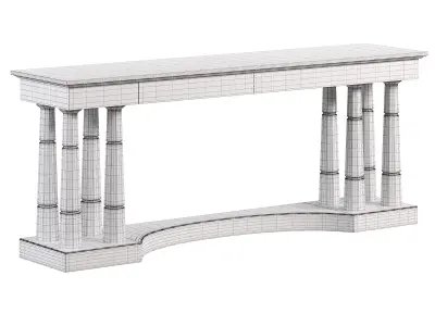 COLUMN SIDEBOARD by bakerfurniture 3D model