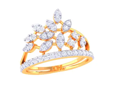 Women Ring MTL 3dm STL OBJ FBX Details 3D print model 40