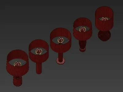 Heathfield addison table lamp 3D model