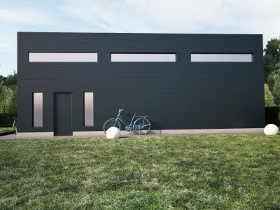  Garage technical space 3D model