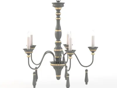 Agen Small Chandelier 3D model