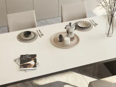 MidCentury interior 3D model