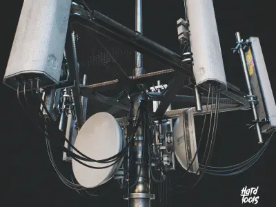 MODULAR CELL TOWER EQUIPMENT Low-poly 3D model