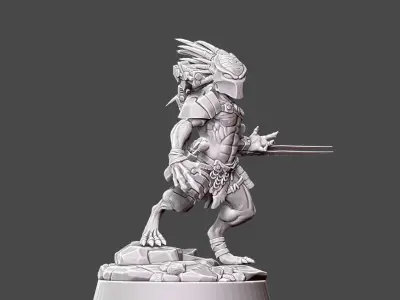 Predator - 35 mm scale 3D print model