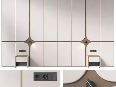 Headboard RJ Easy Design 05 3D model