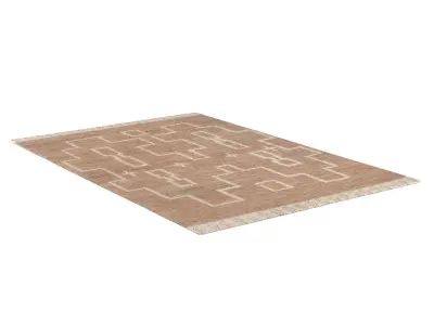 HAZAL JUTE RUG 3D model