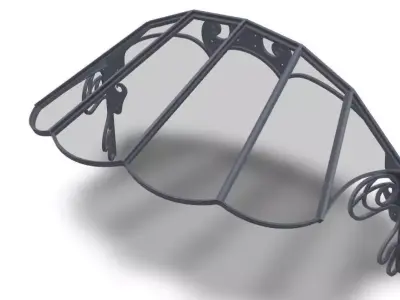 Dacian pergola 3D model