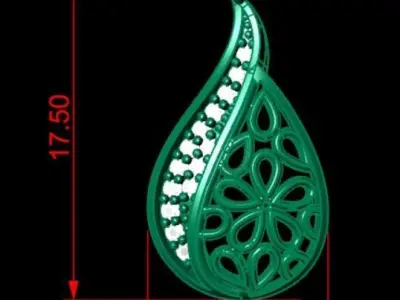 Pendant P093 3D Print Model 3D print model