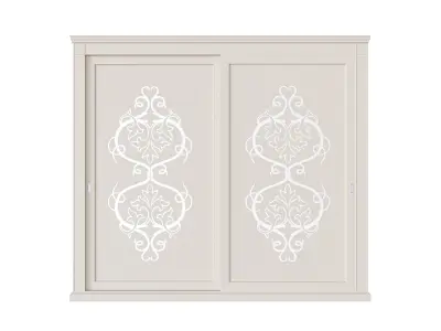 Luxe slide wardrobe by MODENESE 3D model