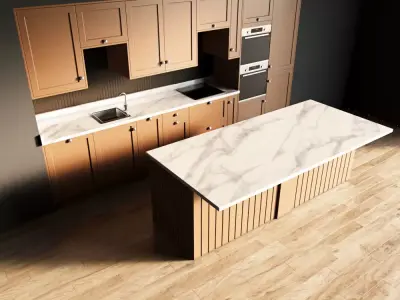 4-Kitchen4 matte 1 3D model
