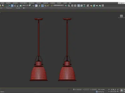 Hobson Pendant Light Low-poly 3D model