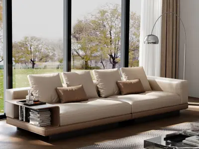 Interior Living Room Scene 3D model