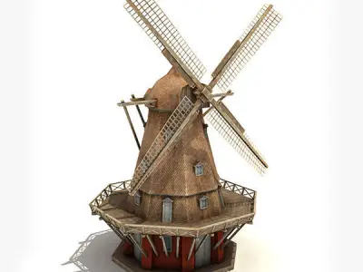 Building Pack 01 Low-poly 3D model