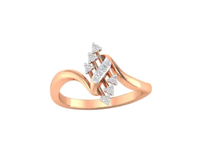 Women Ring Render 3dm STL MTL SLC JCD OBJ FBX Details 3D print model 8