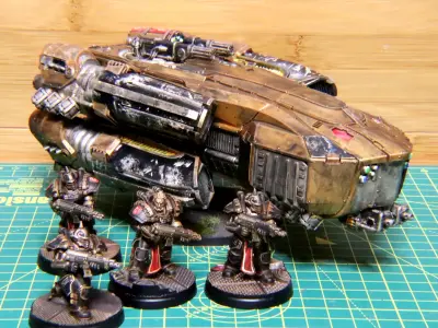 Obsidian Guard - Vultur Carrier 3D print model