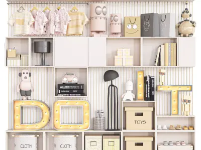 decor for childroom Low-poly 3D model