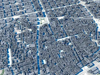 Barcelona City Spain 3D model