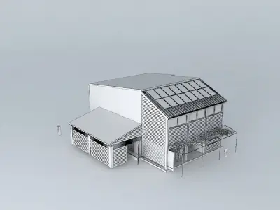 extention housing in town Free 3D model