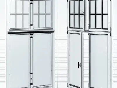 Wood Window 3D model