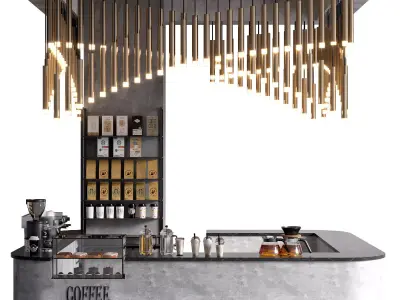 CAFE BAR NO5 A 3D model