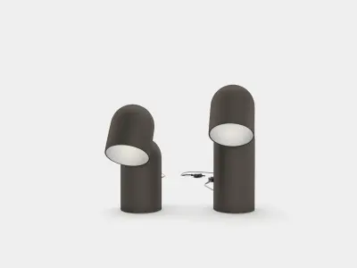 Turning table lamp 3D model