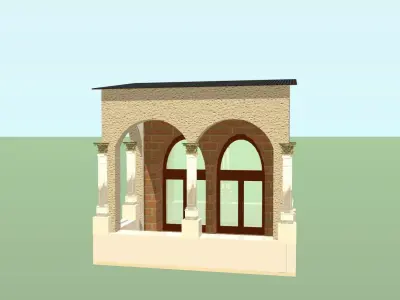 Balcon 1 Architecture houses and accessories 3D model