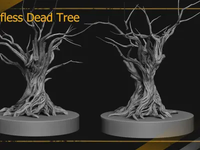  Leafless Dead Tree 3D High-Poly 3D model 3D model