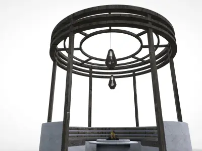 garden gazebo 3d model 3D model