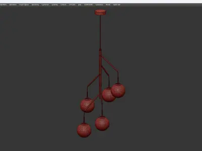 TREE pendant Low-poly 3D model