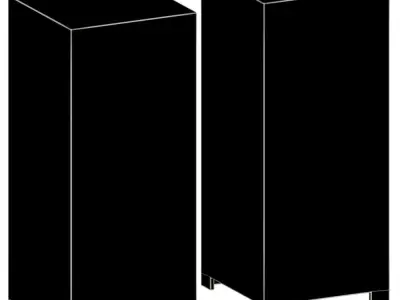Ambient Table Lamp in Onyx  3D model