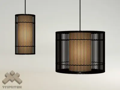 KAI O lamps collection 3D Model Pack