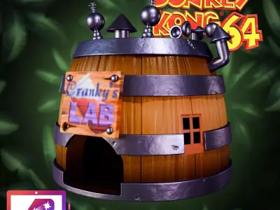 Cranky Lab Donkey Kong 64 3D print model