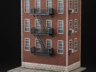 NYC Build Diorama Brick Packs 01 3D print model