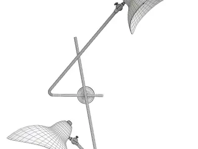 YORK SCONCE Low-poly 3D model