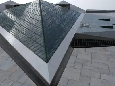 Prague Aquapark Low-poly 3D model