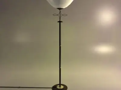 Torchiere Floor Lamp Low-poly 3D model