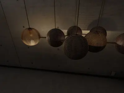 Cosmos Chandelier Free 3D model