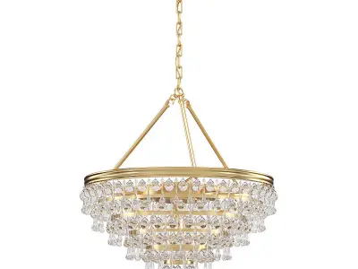 Calypso 8 Light Chandelier 137-VG 3D model