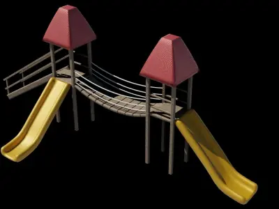 Play park Low-poly 3D model