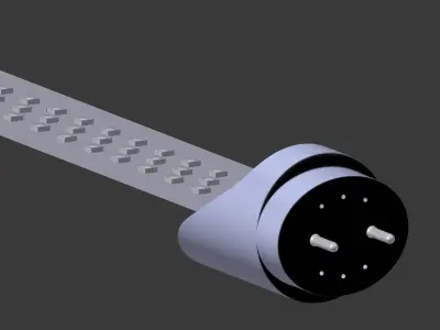 Triple led light 3D model